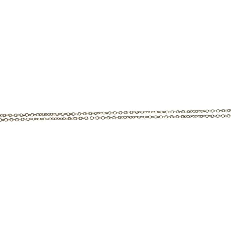 Tiffany & Co Interlocking Circle Chain Pendant Necklace 925 Sterling Silver