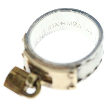 Hermes Kelly Ring Silver Gold 49