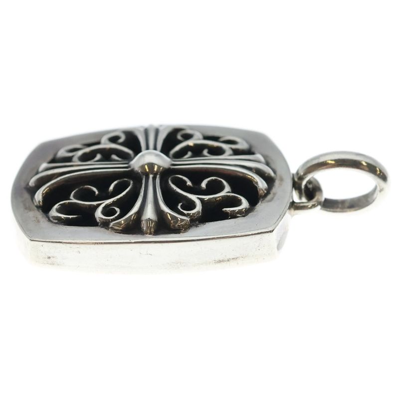 Chrome Hearts Keeper Pendant Top Silver