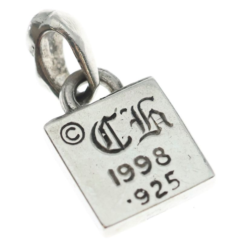 Chrome Hearts Framed CH Plus Charm Pendant Top Silver