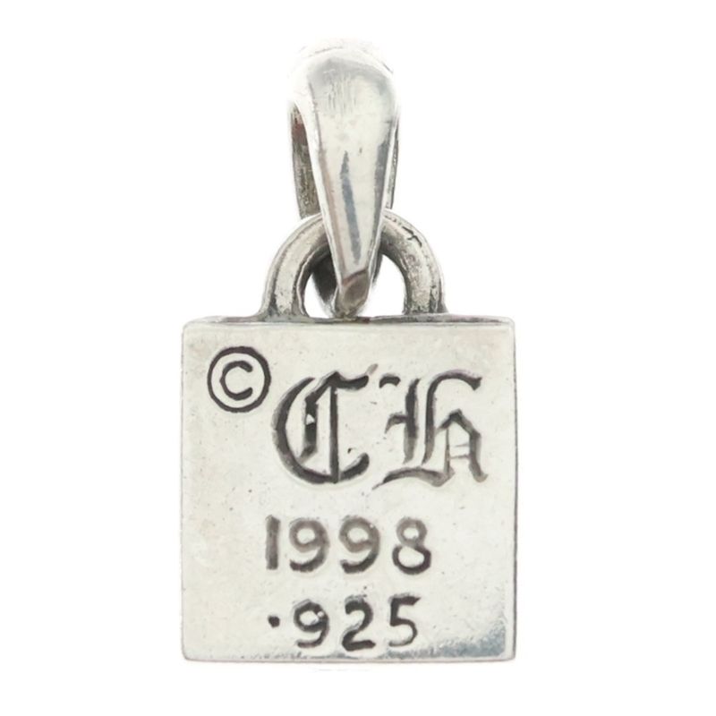 Chrome Hearts Framed CH Plus Charm Pendant Top Silver