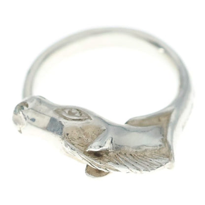 Hermes Chevalhos Ring 925 Sterling Silver