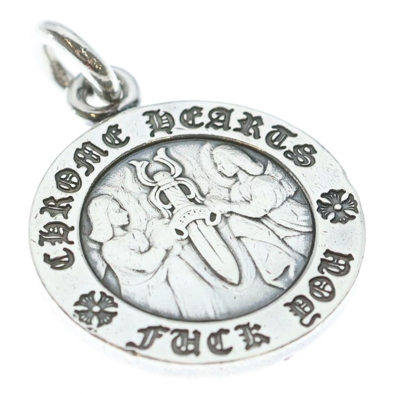 Chrome Hearts Chrm Angl Mdl V1 Angel Medal Charm Pendant Top