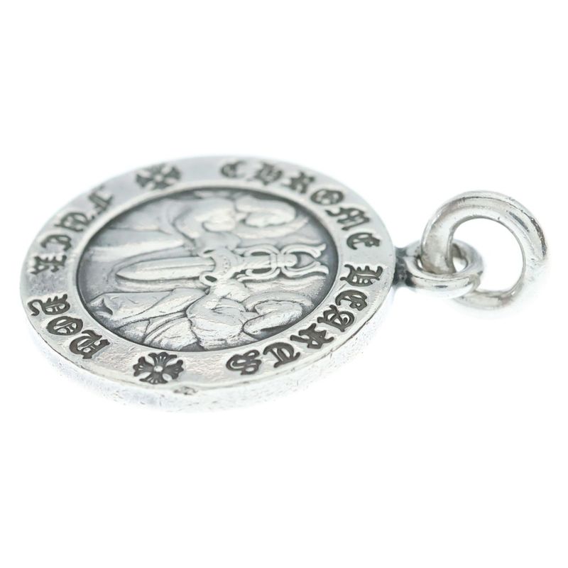 Chrome Hearts Chrm Angl Mdl V1 Angel Medal Charm Pendant Top
