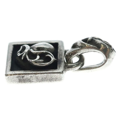 Chrome Hearts Framed Heart Charm Pendant Top Silver