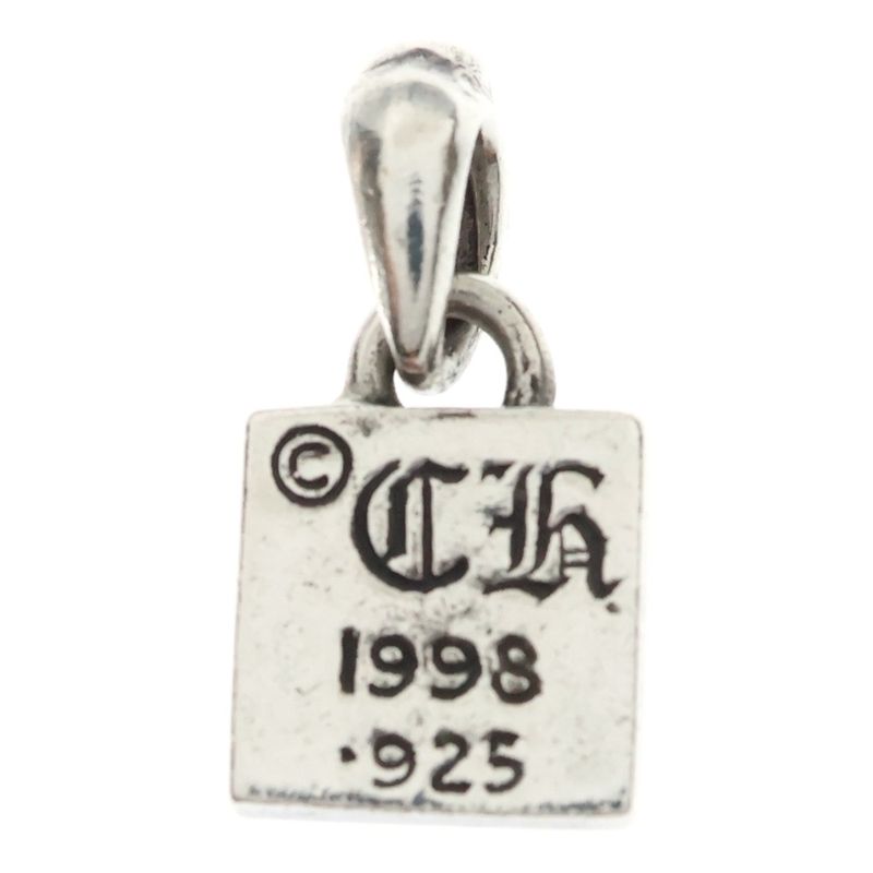 Chrome Hearts Framed Heart Charm Pendant Top Silver