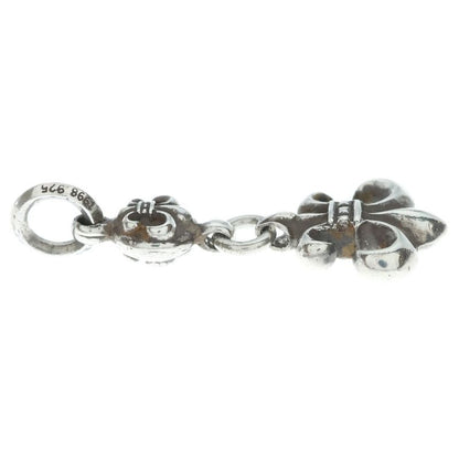 Chrome Hearts BS Fleur 1 Ball BS Charm Pendant Top Silver