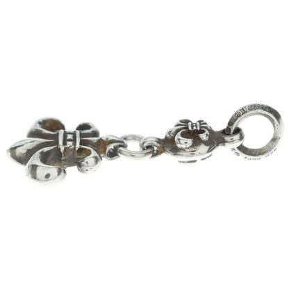 Chrome Hearts BS Fleur 1 Ball BS Charm Pendant Top Silver