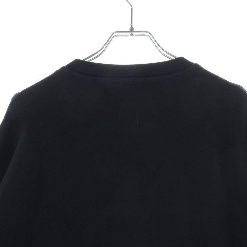 Prada Re-Nylon Replacement Technical Cotton Pullover Sweatshirt Trainer Black