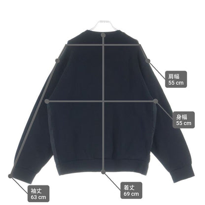 Prada Re-Nylon Replacement Technical Cotton Pullover Sweatshirt Trainer Black
