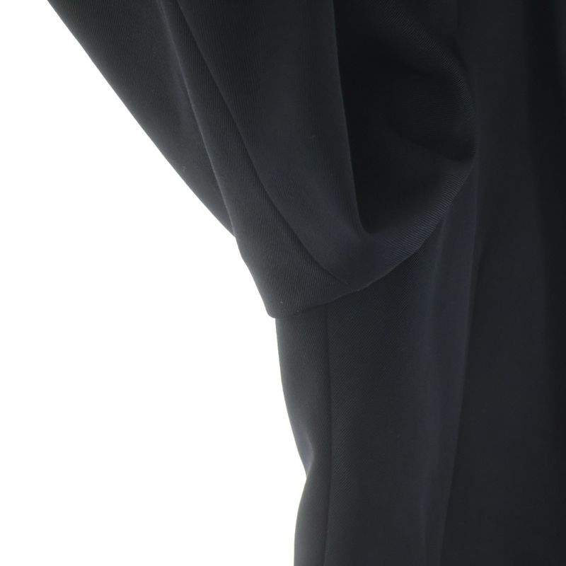Versace Logo Label Wool Terre Jacket Black