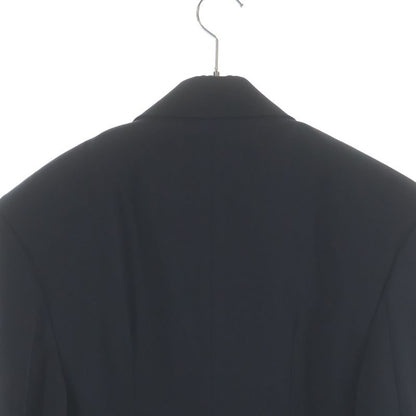Versace Logo Label Wool Terre Jacket Black