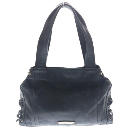 Chrome Hearts JJ Dean Small Leather Rider Handbag Black