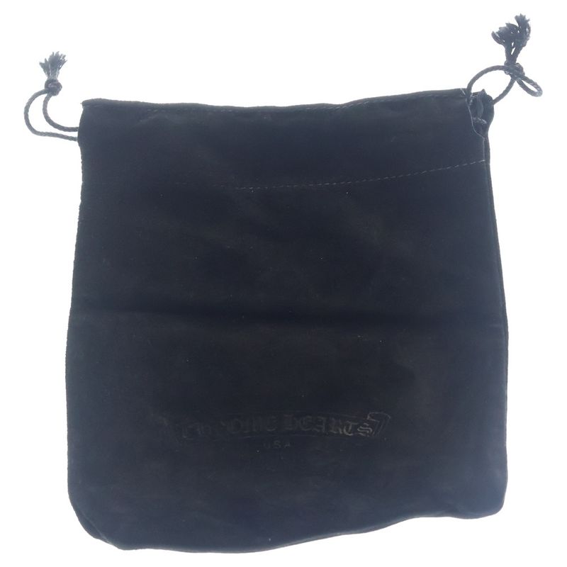 Chrome Hearts Blt Classic 3 Piece Leather Belt Black Silver