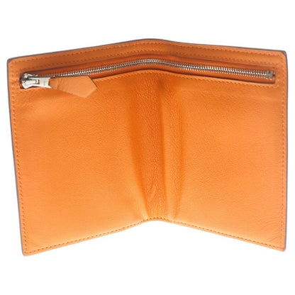 Hermes Zipzap Compact Wallet Orange