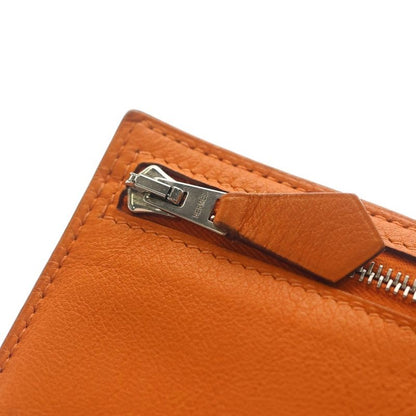 Hermes Zipzap Compact Wallet Orange
