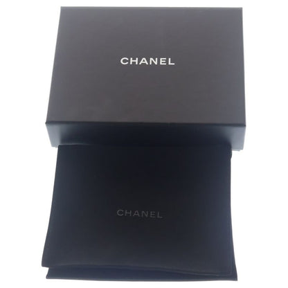 Chanel Quilted Classic Small Flap Wallet Compact Trifold Coin Case Black Caviar