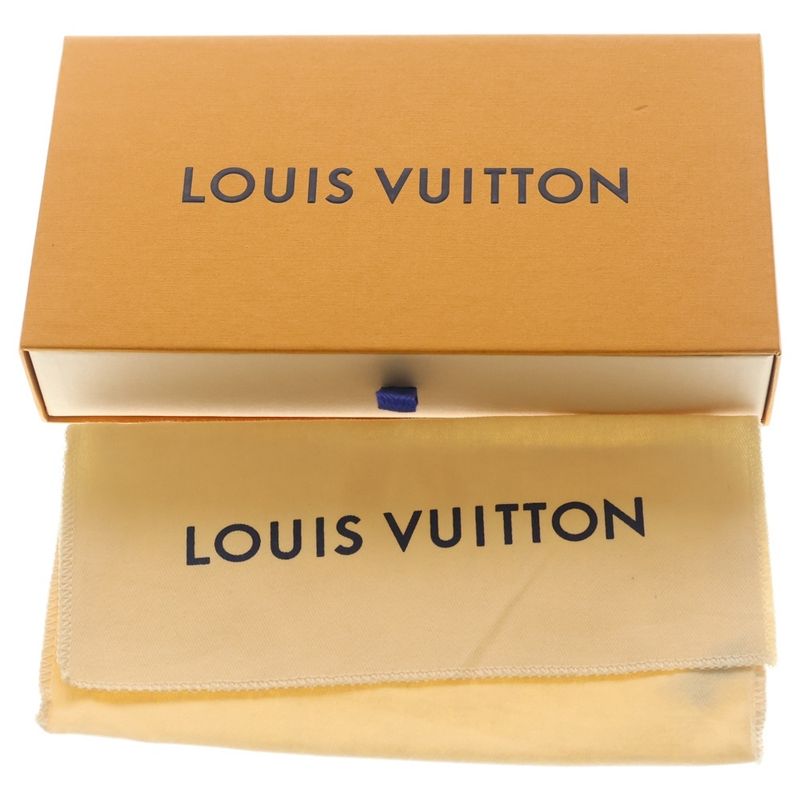 Louis Vuitton Zippy Wallet Horizontal Taurillon Leather Card Case Black Noir