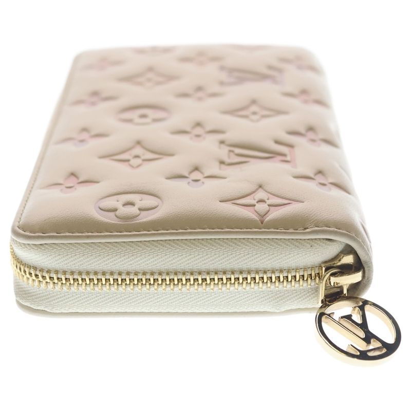 Louis Vuitton Monogram Zippy Wallet Dream Beige