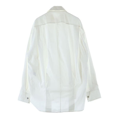 Versace Medusa Button Long Sleeve Shirt White