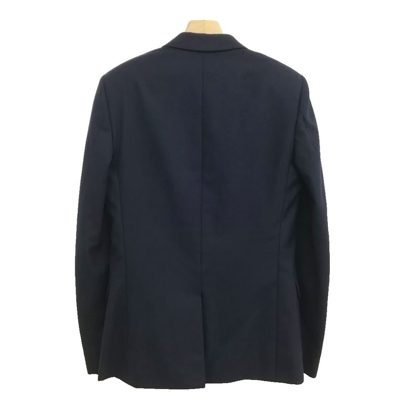 Saint Laurent Paris Hedi Slimane Era Single Suit Set Jacket Trousers 46 48 Navy