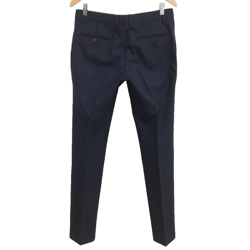 Saint Laurent Paris Hedi Slimane Era Single Suit Set Jacket Trousers 46 48 Navy