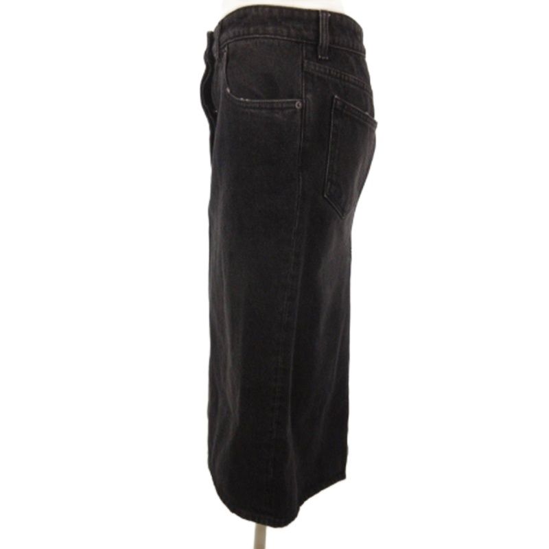 Prada Denim Tight Skirt Black