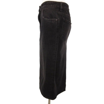 Prada Denim Tight Skirt Black