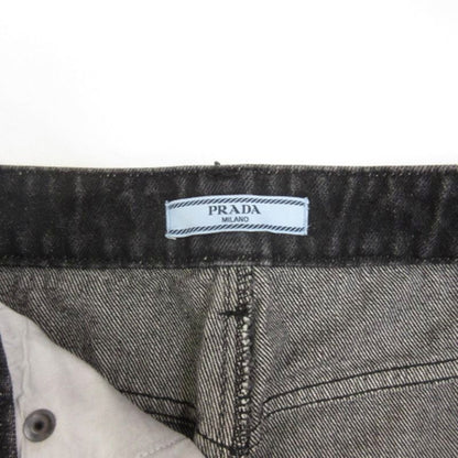 Prada Denim Tight Skirt Black