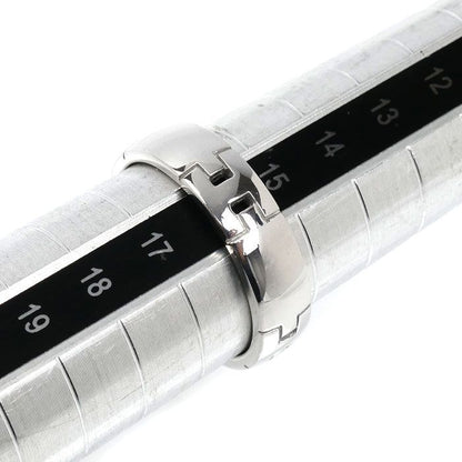 Hermes 18k White Gold Hera Cles Ring
