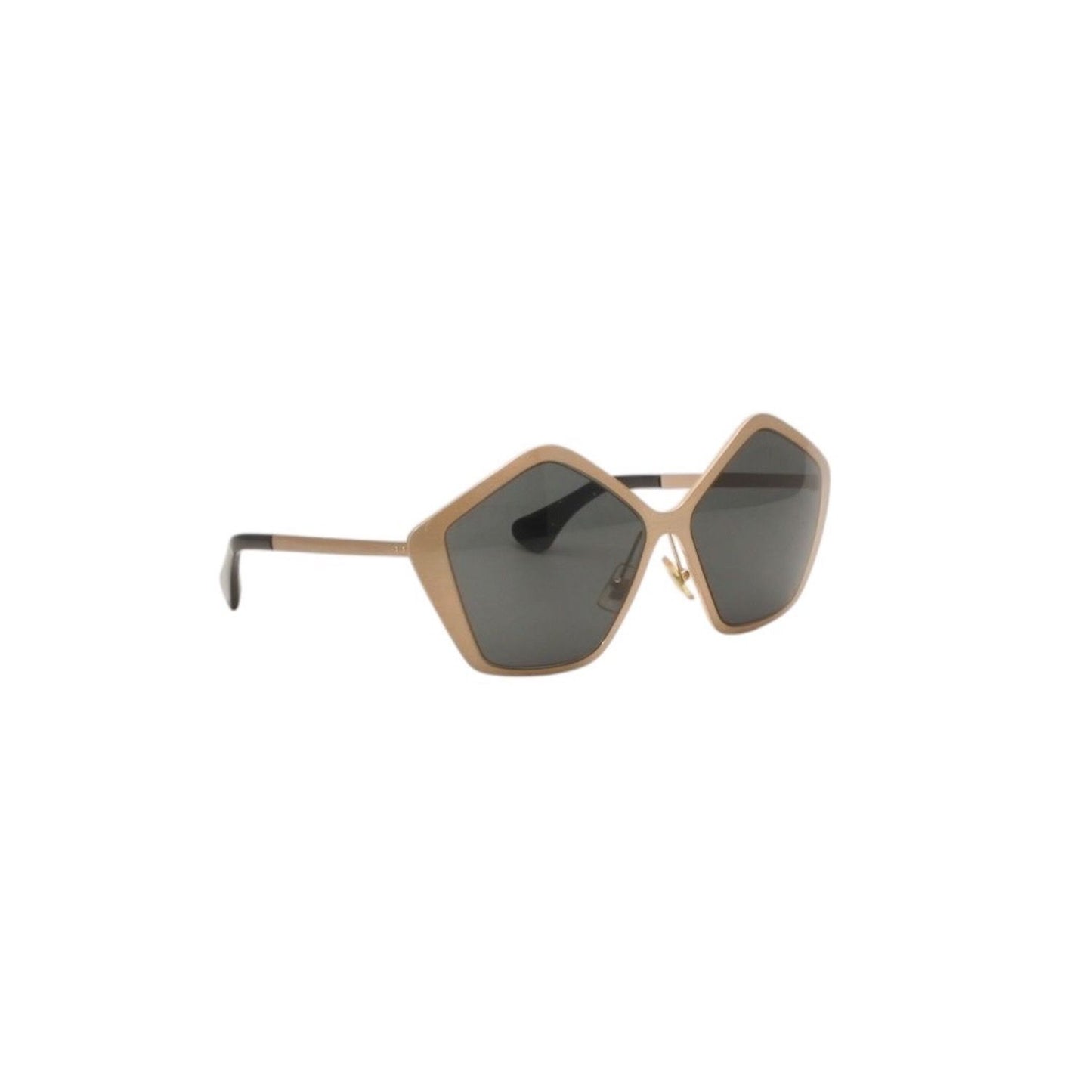 Miu Miu Sunglasses Eyewear Gold Black — view 4