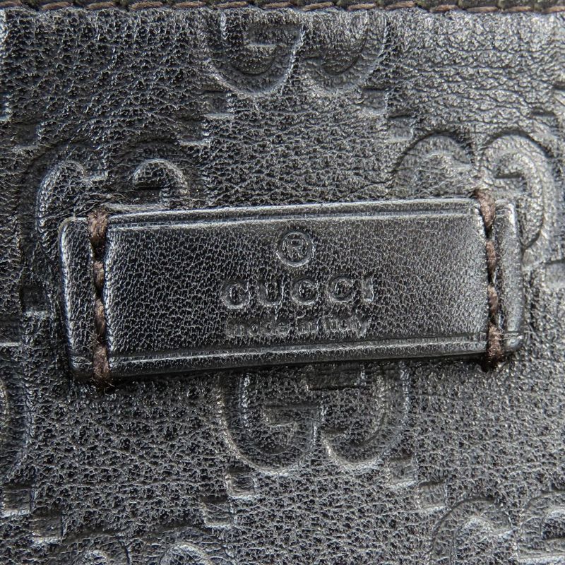 Gucci Shoulder Bag Guccissima Leather Black