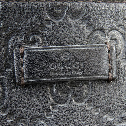 Gucci Shoulder Bag Guccissima Leather Black