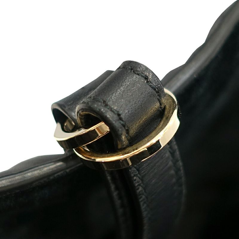 Dior Toujour Large Tote Macro Cannage Leather Black Gold