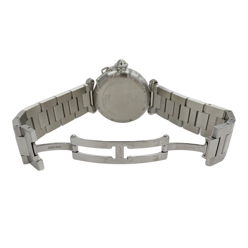 Cartier Watch Boys Pasha C Date Automatic Winding at Stainless Steel Silver