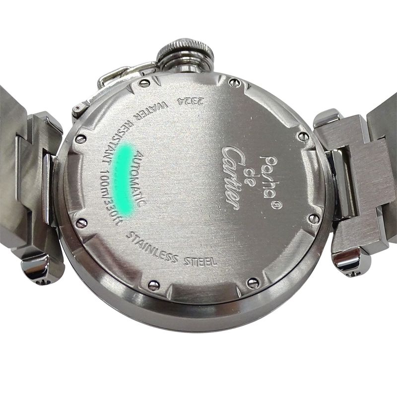 Cartier Watch Boys Pasha C Date Automatic Winding at Stainless Steel Silver