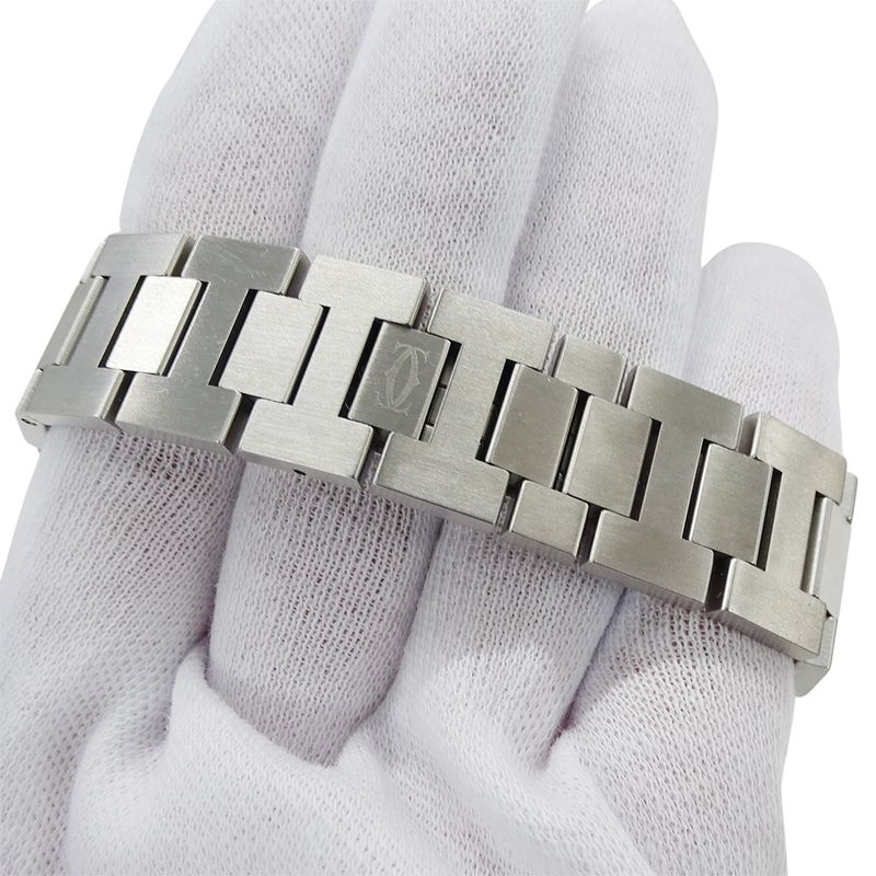 Cartier Watch Boys Pasha C Date Automatic Winding at Stainless Steel Silver