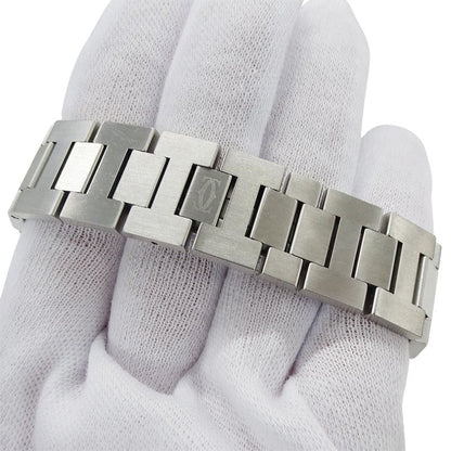 Cartier Watch Boys Pasha C Date Automatic Winding at Stainless Steel Silver