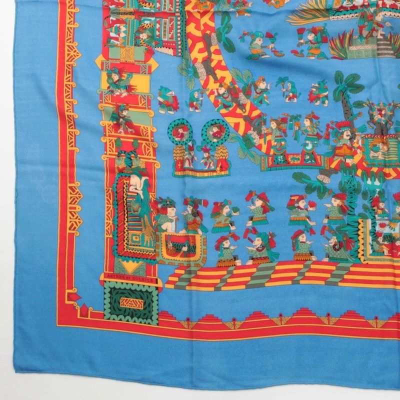 Hermes Cashmere Silk Carre Geant 140 Astres Et Soleils Celestial Bodies and the