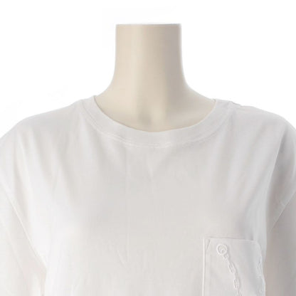 Hermes Cotton Chaine D'ancre Embroidery Dress White 40