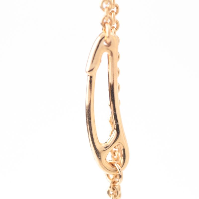 Hermes Chaine D'ancre 750 Pink Gold Mini Punk Earrings