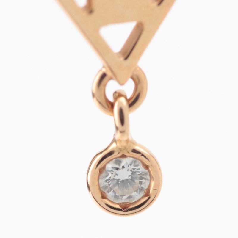 Hermes Libris Diamond Earrings 750 Gambard
