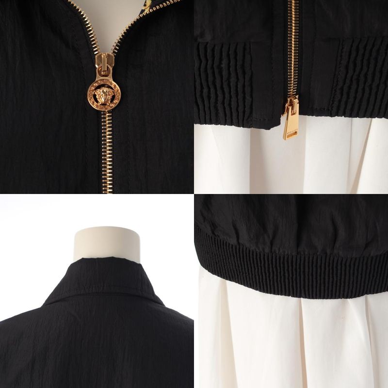 Versace Baroque Light Jacket Medusa Black Gold S 46