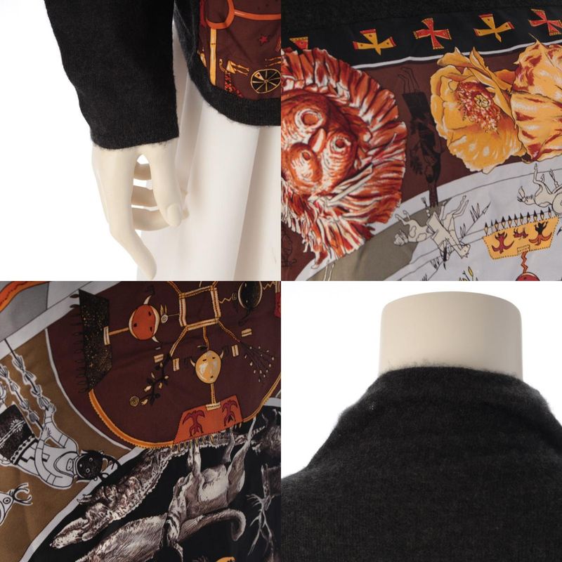Hermes Twillene Cashmere Silk Margela Era les Mythologies Des Hommes Rouges