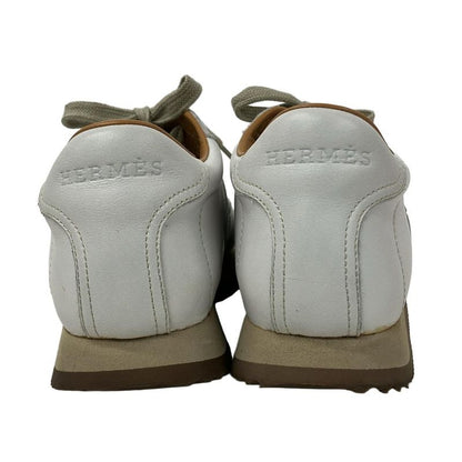 Hermes Sneakers 36 Quick White Leather