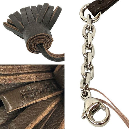 Hermes Carmenchita Pom 20 Brown Bookmark Bookmarker New