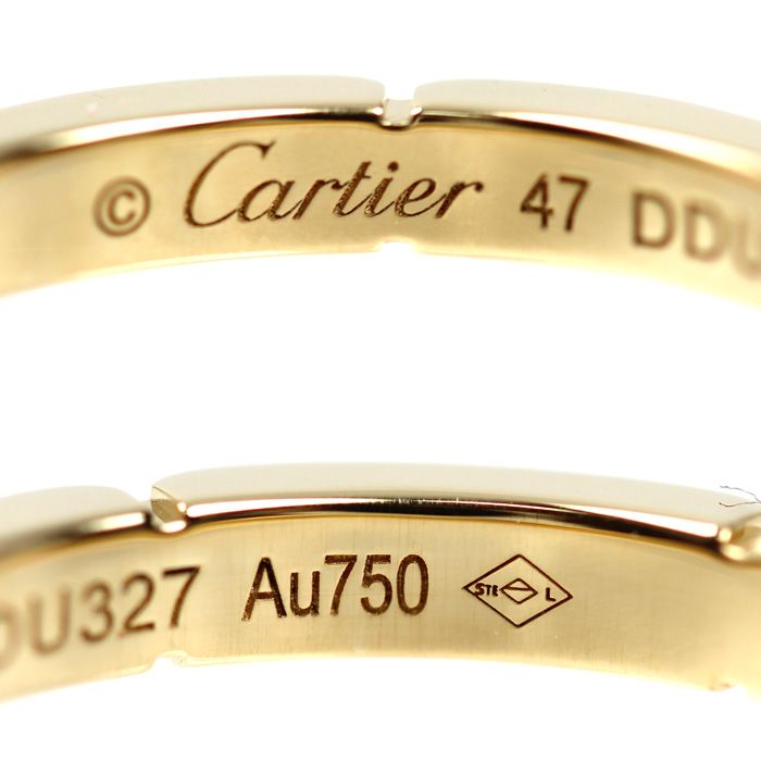 Cartier 18k Yellow Gold Maillon Panthère Ring 47