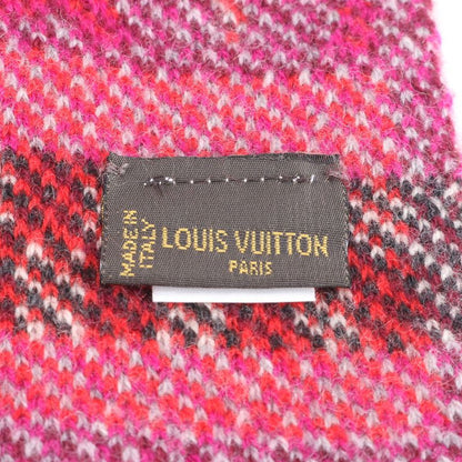 Louis Vuitton Tagged Cashmere Fringe Scarf Shawl Mee