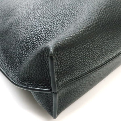 Loewe Vertical Belt Tote Black Grain Calf Leather with Cloth Shipping
