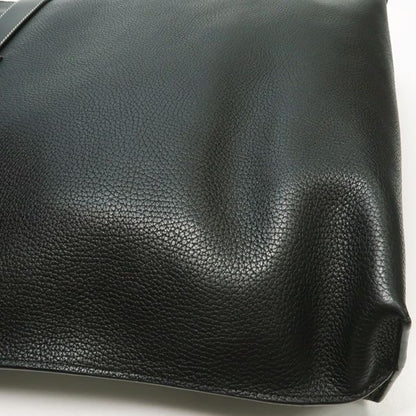 Loewe Vertical Belt Tote Black Grain Calf Leather with Cloth Shipping